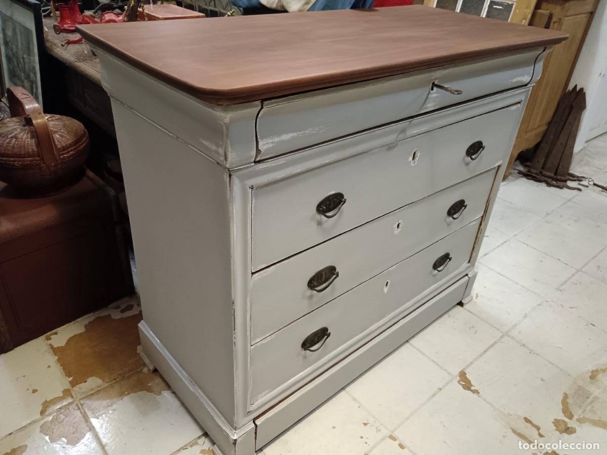 Antig&uuml;edades: ANTIGUA C&Oacute;MODA CAJONERA INGLESA - Foto 2
