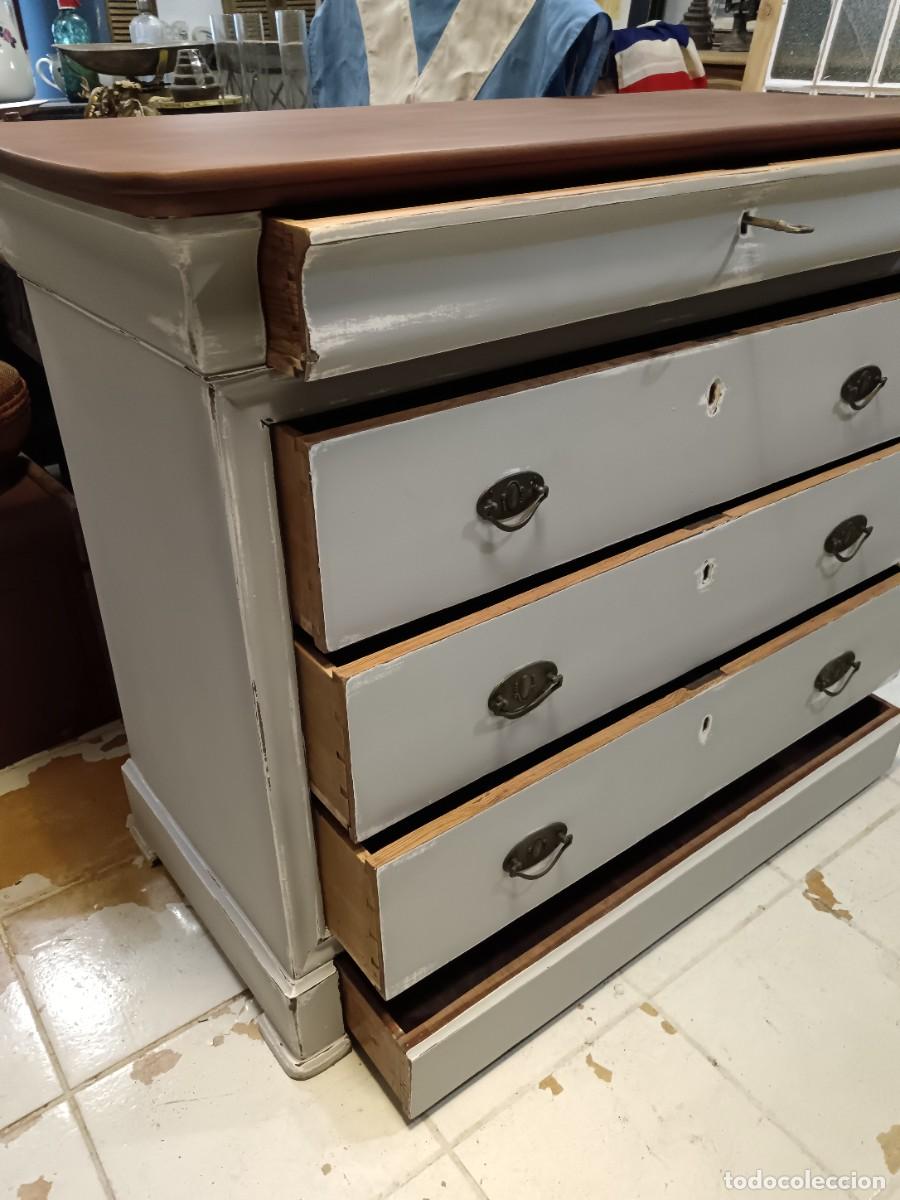 Antig&uuml;edades: ANTIGUA C&Oacute;MODA CAJONERA INGLESA - Foto 4