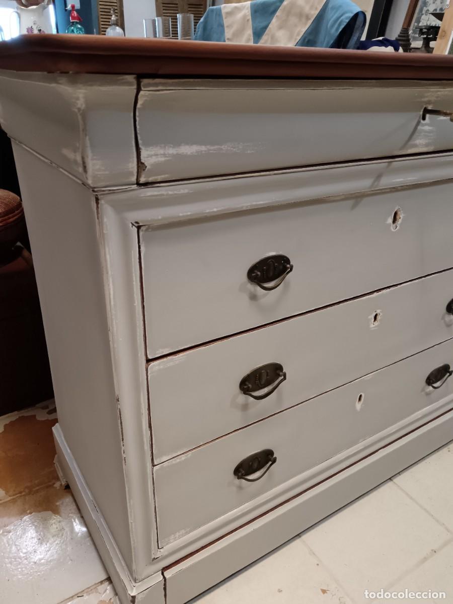 Antig&uuml;edades: ANTIGUA C&Oacute;MODA CAJONERA INGLESA - Foto 7