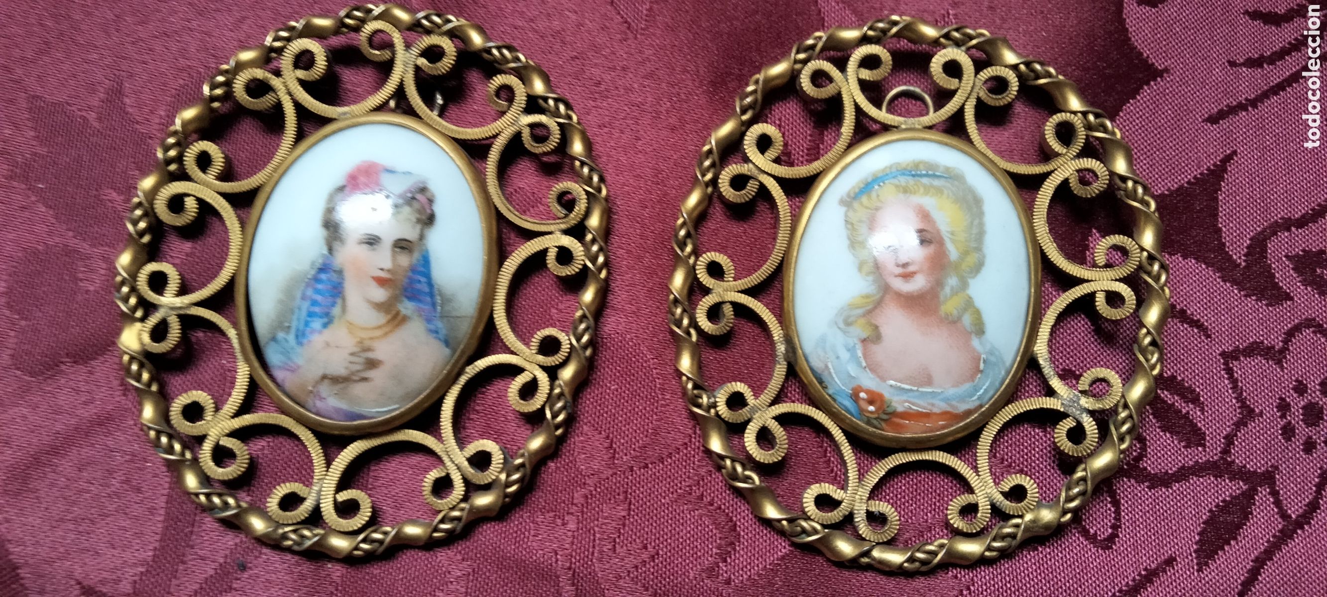 Antig&uuml;edades: PAREJA DE MARQUITOS FILIGRANA - Foto 1