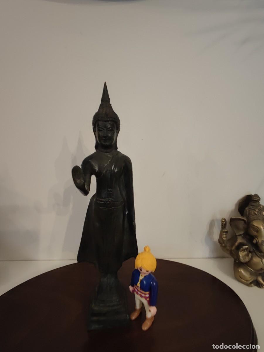 Antig&uuml;edades: BUDA FIGURA BRONCE - Foto 2