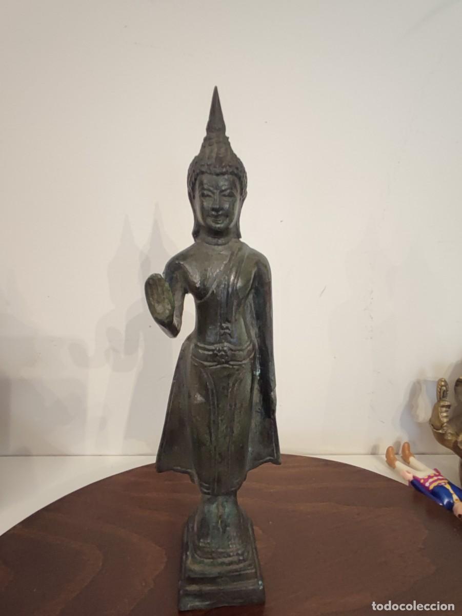 Antig&uuml;edades: BUDA FIGURA BRONCE - Foto 3