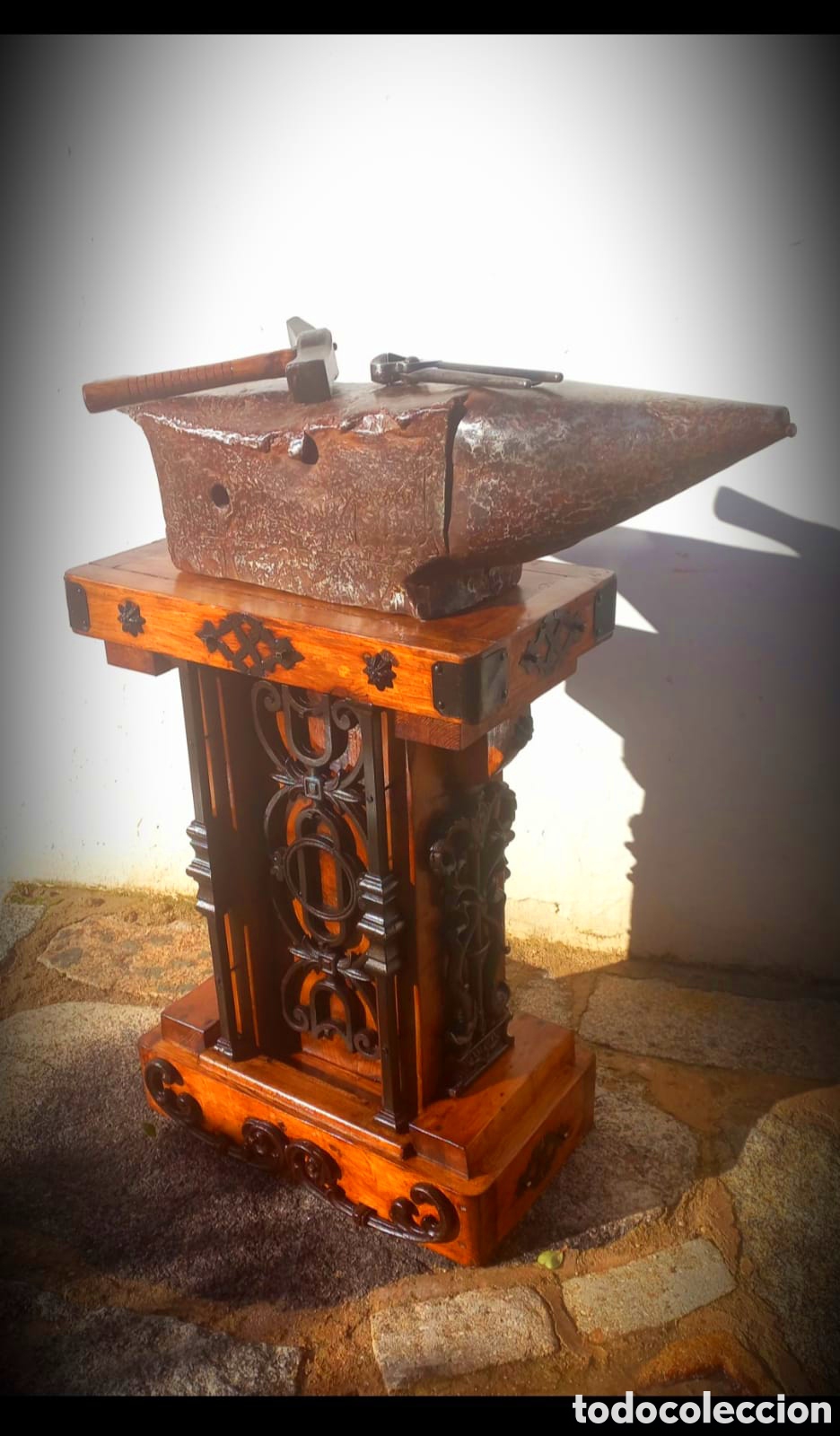 Antig&uuml;edades: Yunke de madera y forja - Foto 3