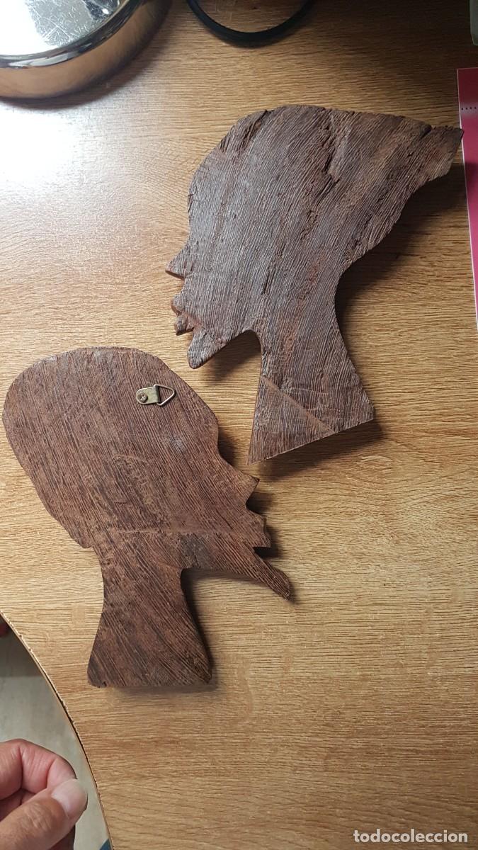 Antig&uuml;edades: DOS TALLAS EN MADERA AFRICANAS - Foto 2