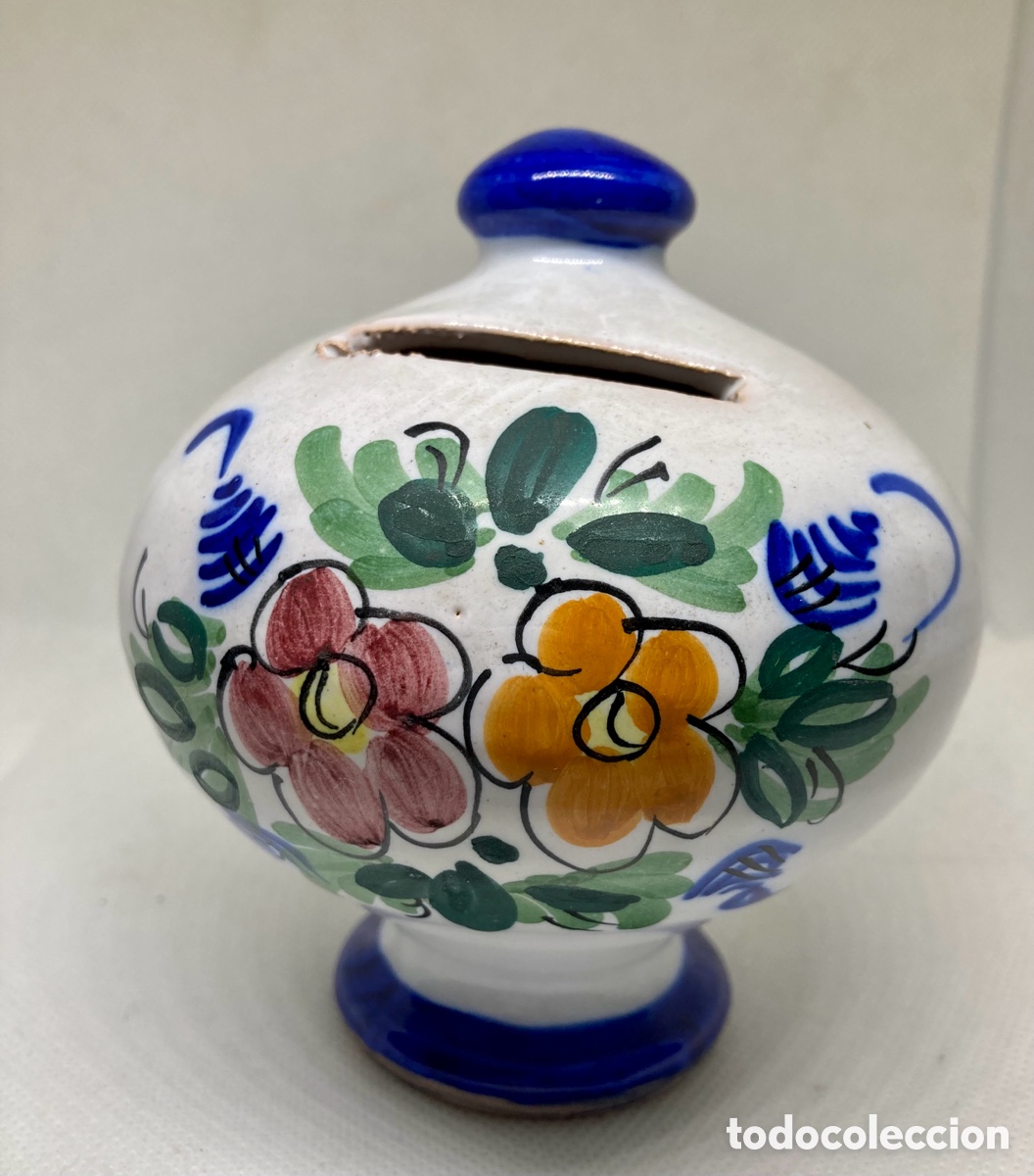 Antig&uuml;edades: HUCHA DE CER&Aacute;MICA DE TALAVERA - Foto 4