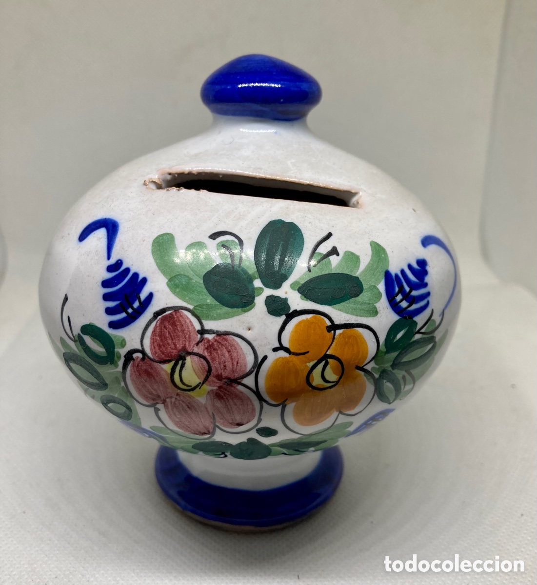 Antig&uuml;edades: HUCHA DE CER&Aacute;MICA DE TALAVERA - Foto 1