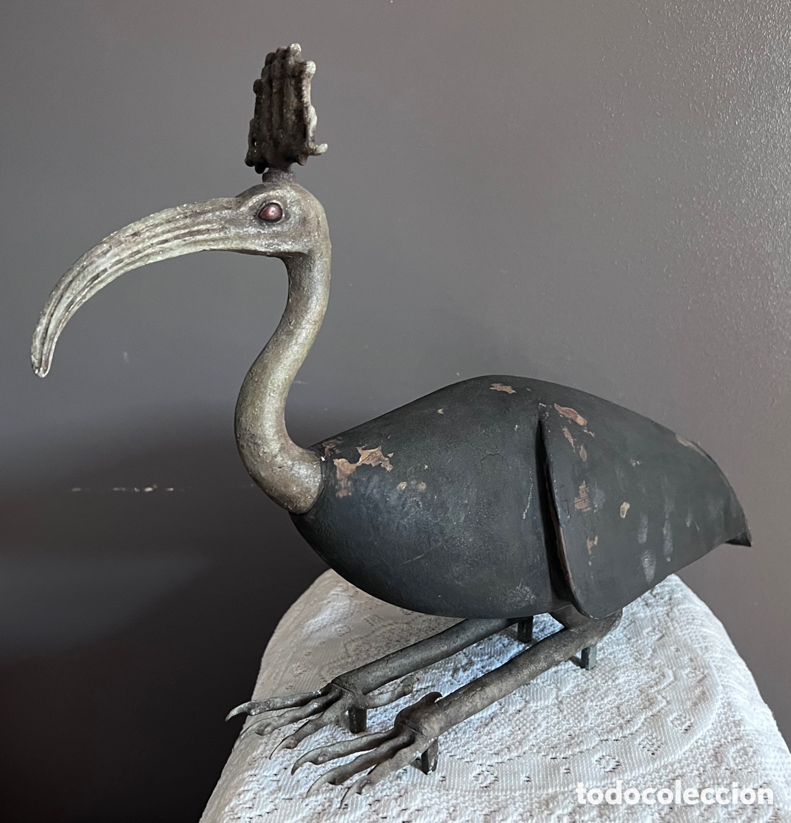 Antig&uuml;edades: Gran estatua de Ibis Toth - Foto 27
