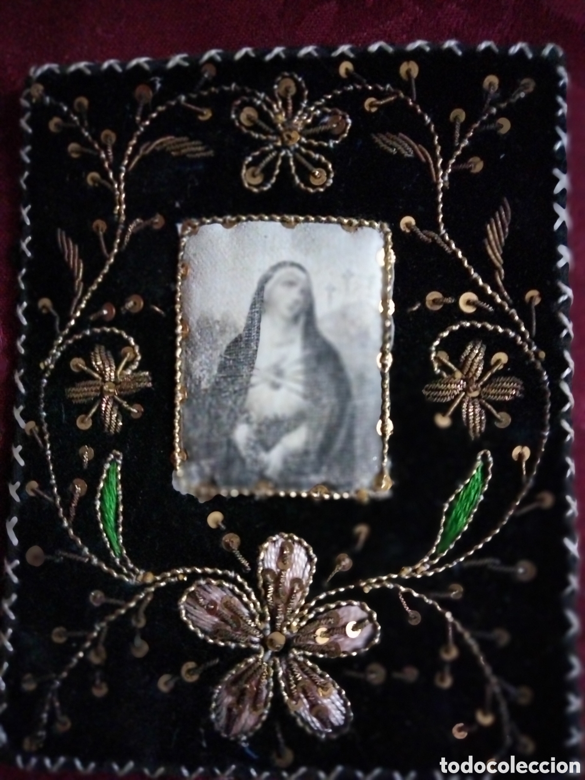 Antig&uuml;edades: ESCAPULARIO DE VIRGEN DOLOROSA - Foto 2