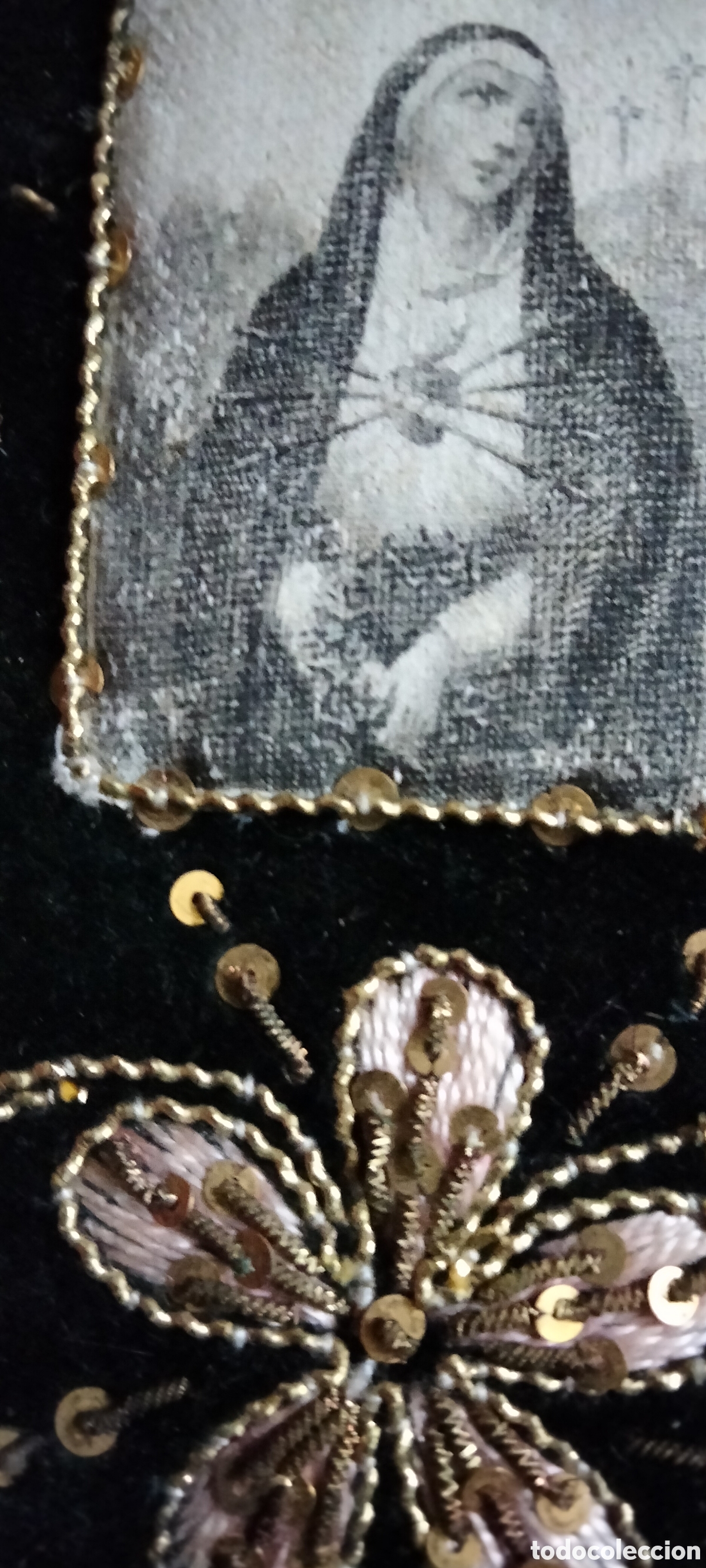 Antig&uuml;edades: ESCAPULARIO DE VIRGEN DOLOROSA - Foto 4