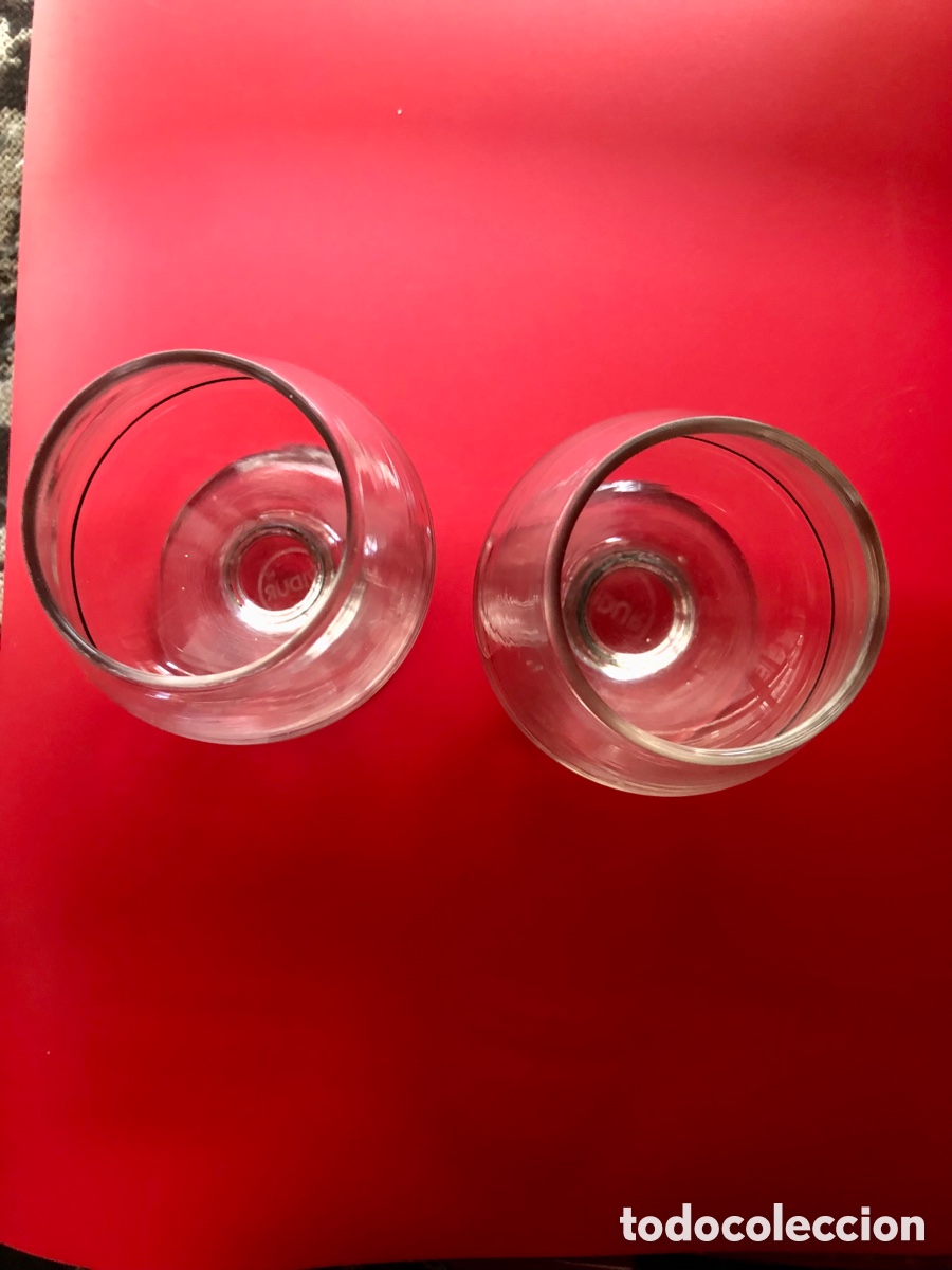 Antig&uuml;edades: 2 copas de co&ntilde;ac, brandy o licor cristal. ASM - Foto 3