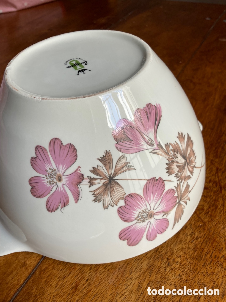 Antig&uuml;edades: Sopera porcelana Santander - Foto 5
