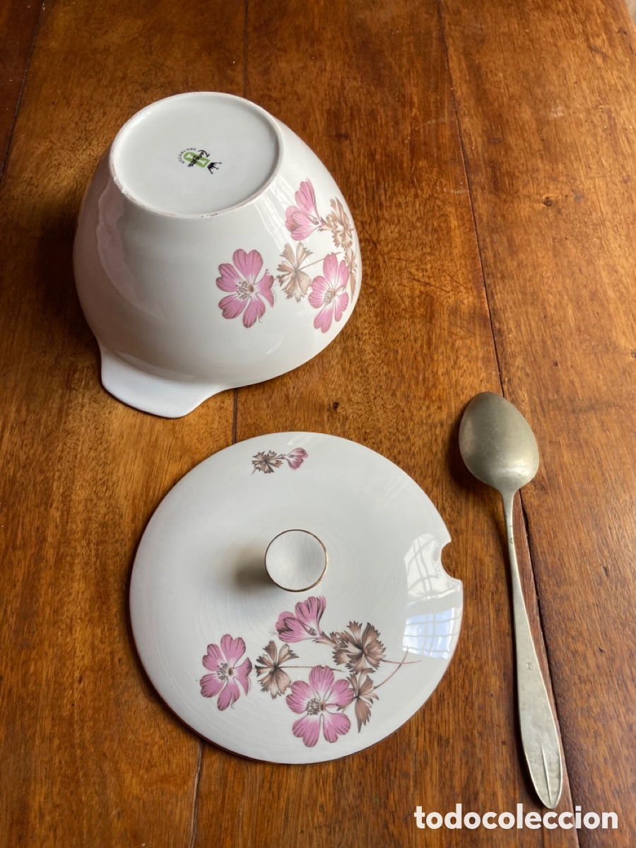 Antig&uuml;edades: Sopera porcelana Santander - Foto 8