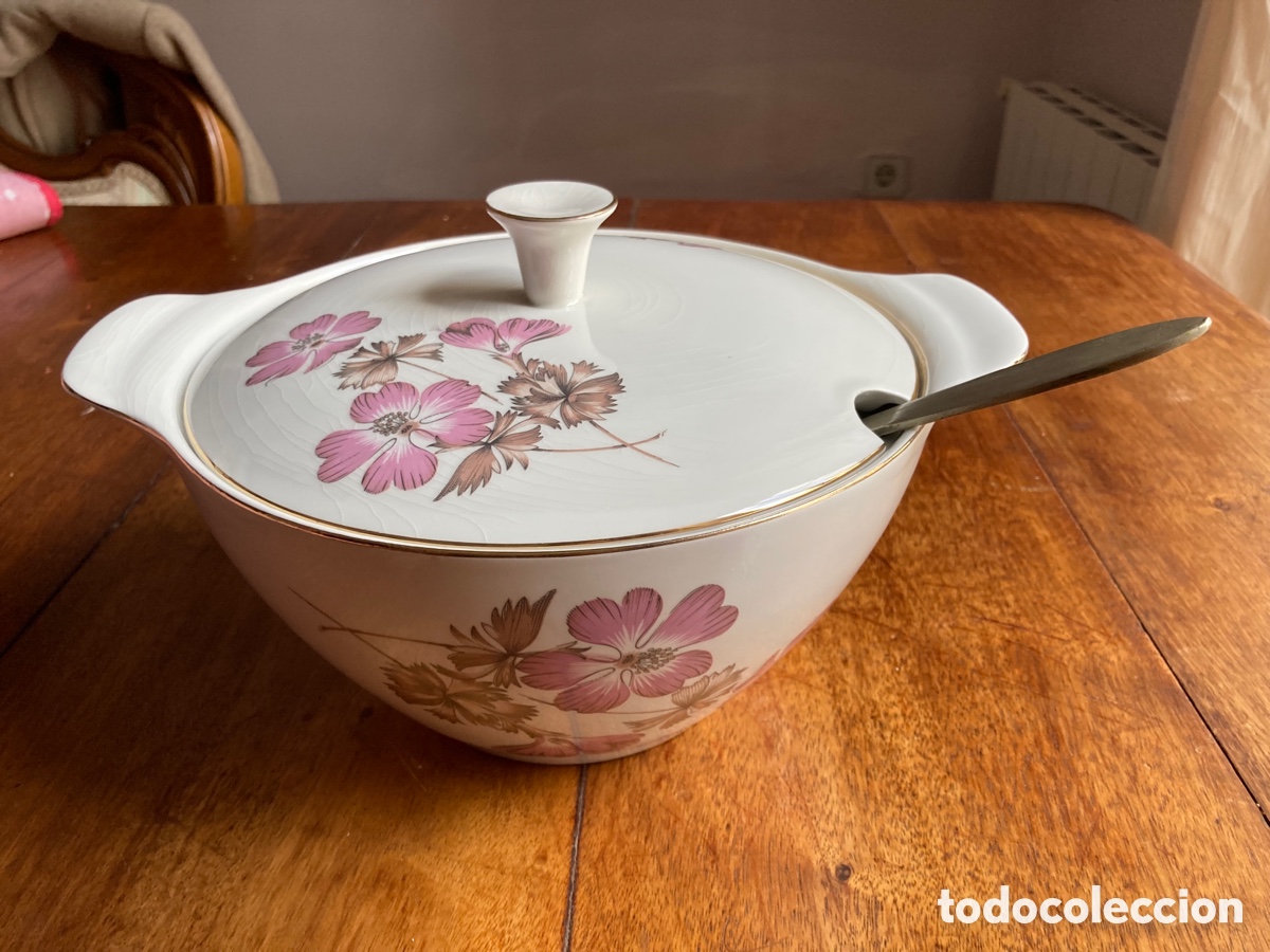 Antig&uuml;edades: Sopera porcelana Santander - Foto 9