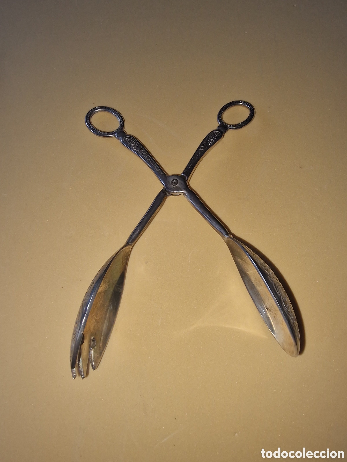 Antig&uuml;edades: Pinzas para Ensalada - Foto 1