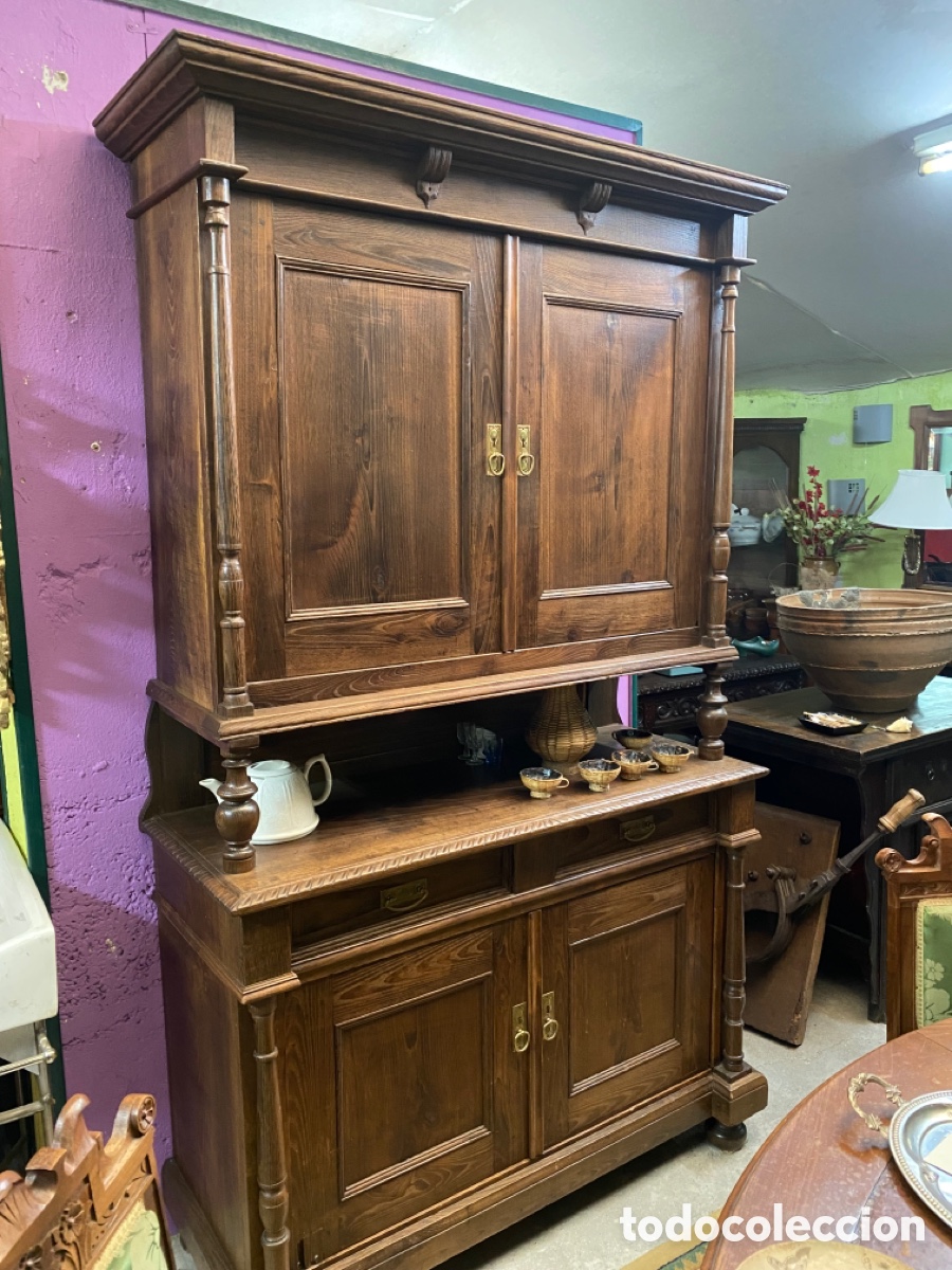 Antig&uuml;edades: Chinero en casta&ntilde;o restaurado - Foto 1