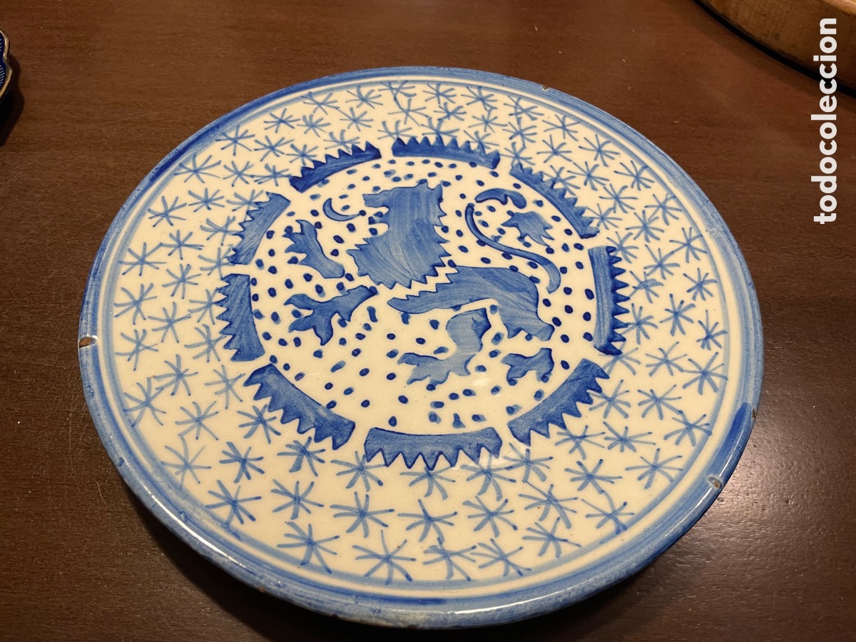 Antig&uuml;edades: Plato cer&aacute;mica alemana - Foto 1