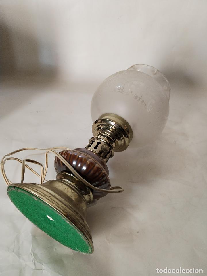 Antig&uuml;edades: lampara sobremesa quinque - Foto 4