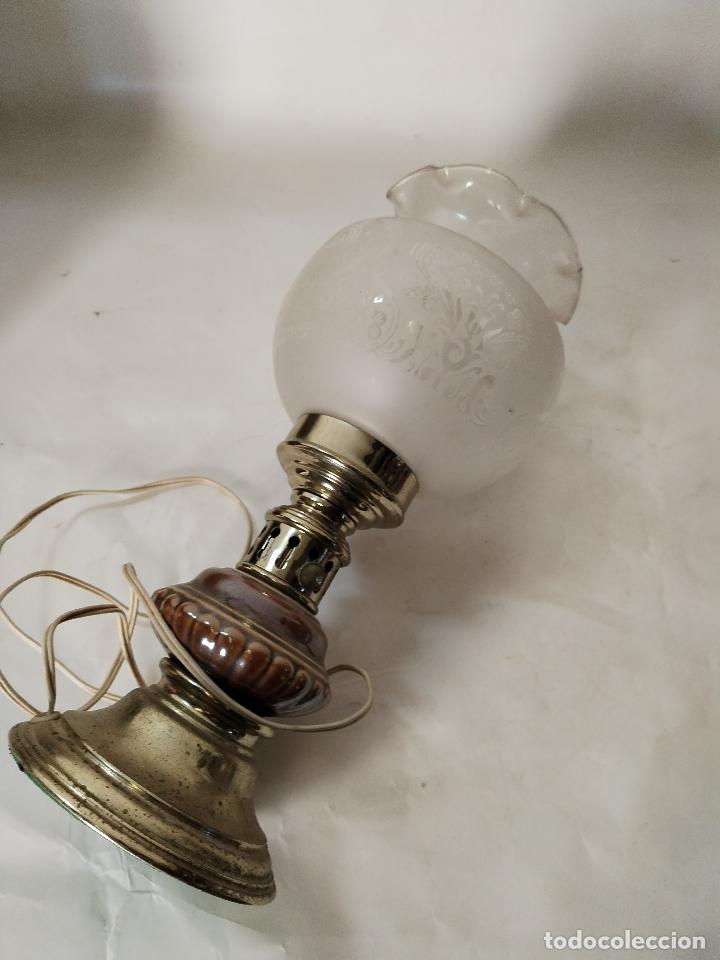 Antig&uuml;edades: lampara sobremesa quinque - Foto 6