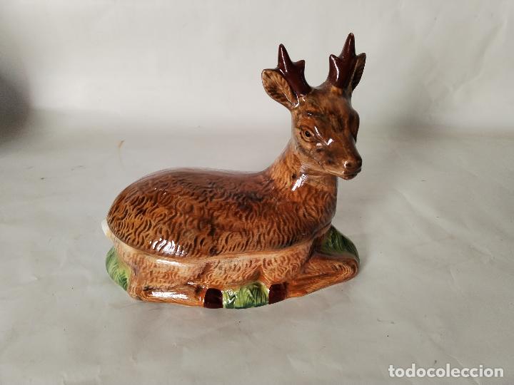 Antig&uuml;edades: terrina cierva de michel caugant - Foto 1