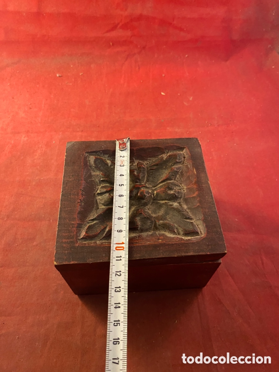 Antig&uuml;edades: Caja de madera - Foto 4