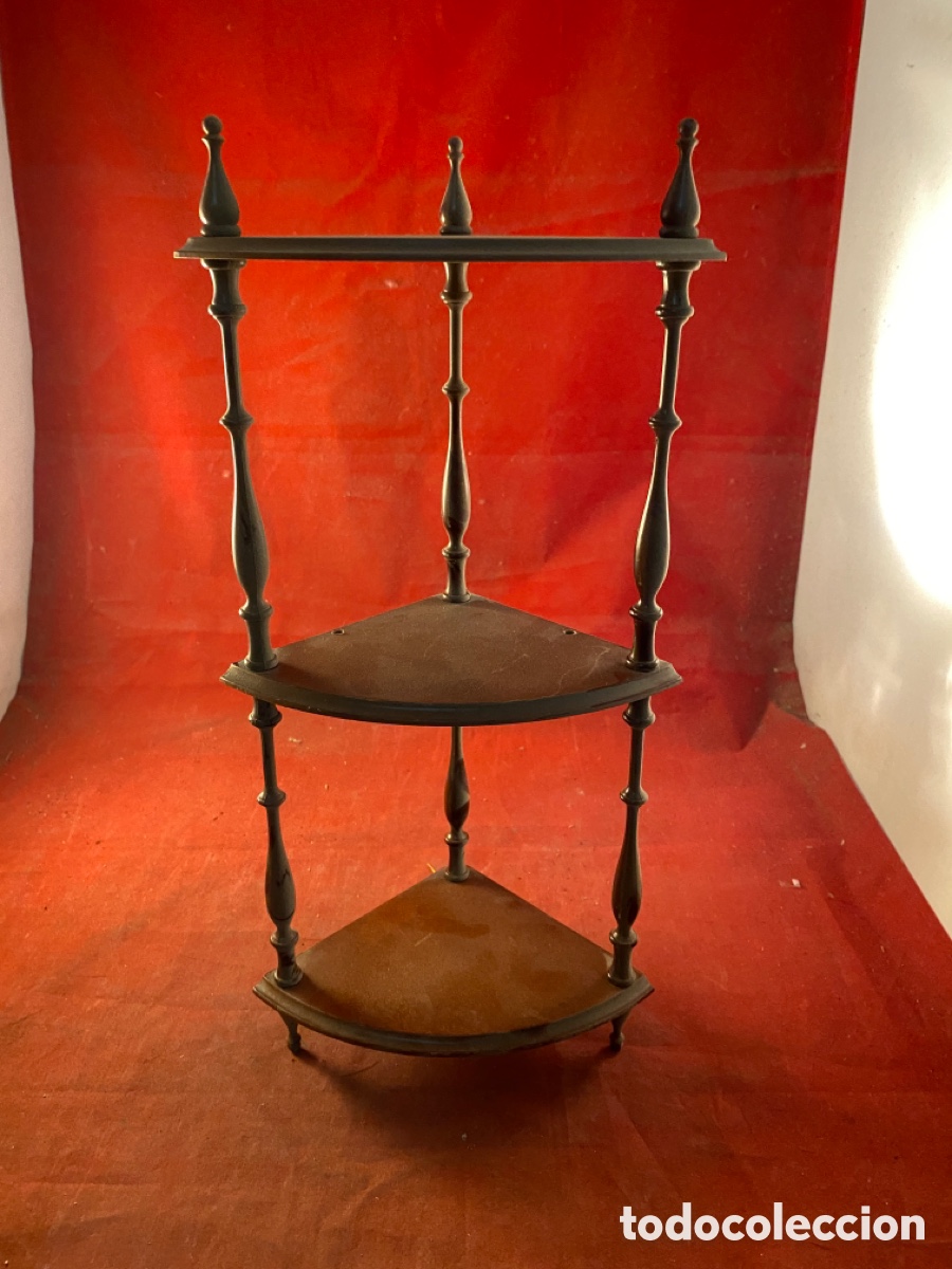 Antig&uuml;edades: Peque&ntilde;a rinconera madera - Foto 1