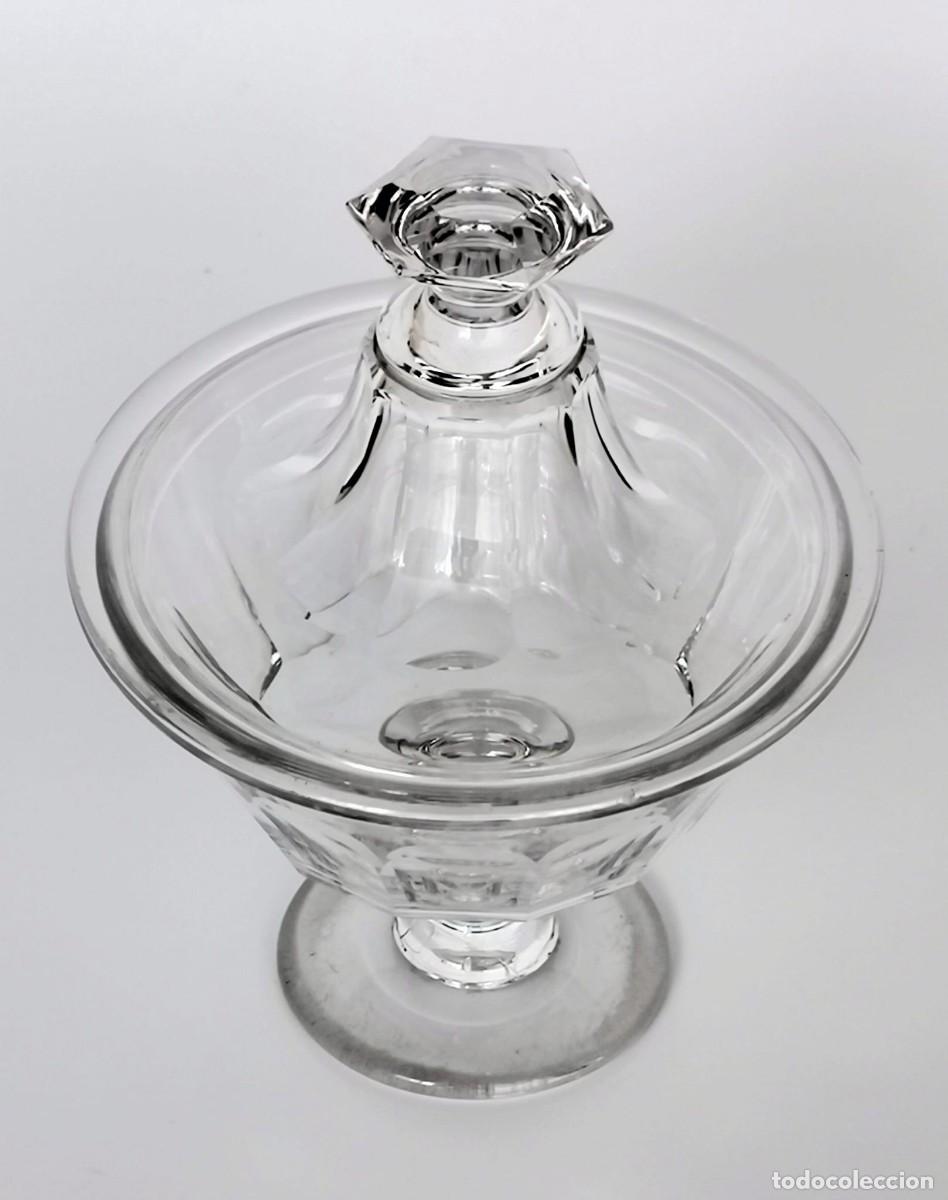 Antig&uuml;edades: Bombonera con tapa de cristal - Foto 2