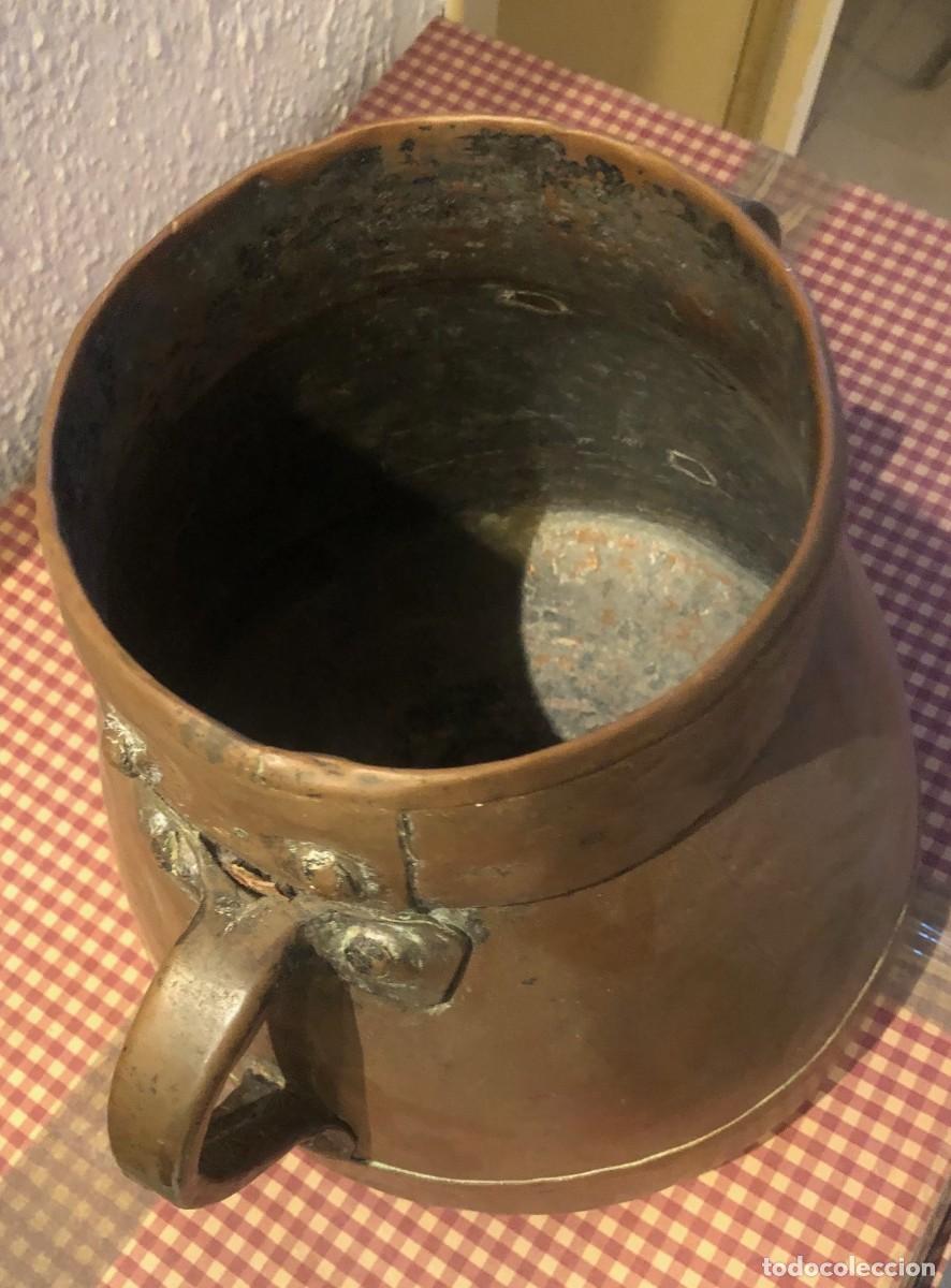 Antig&uuml;edades: CALDERA DE COBRE ANTIGUA - Foto 4