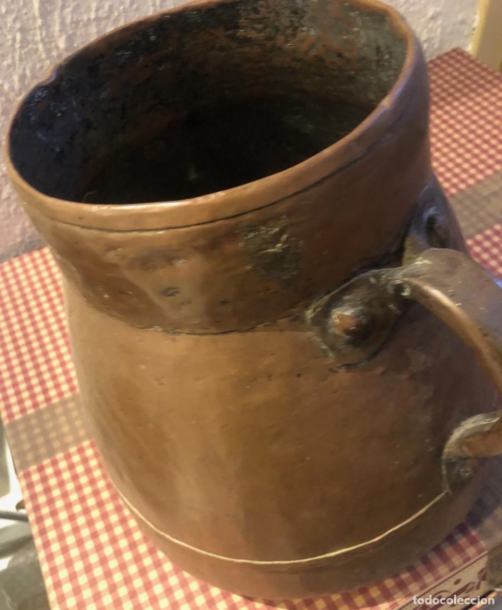Antig&uuml;edades: CALDERA DE COBRE ANTIGUA - Foto 7