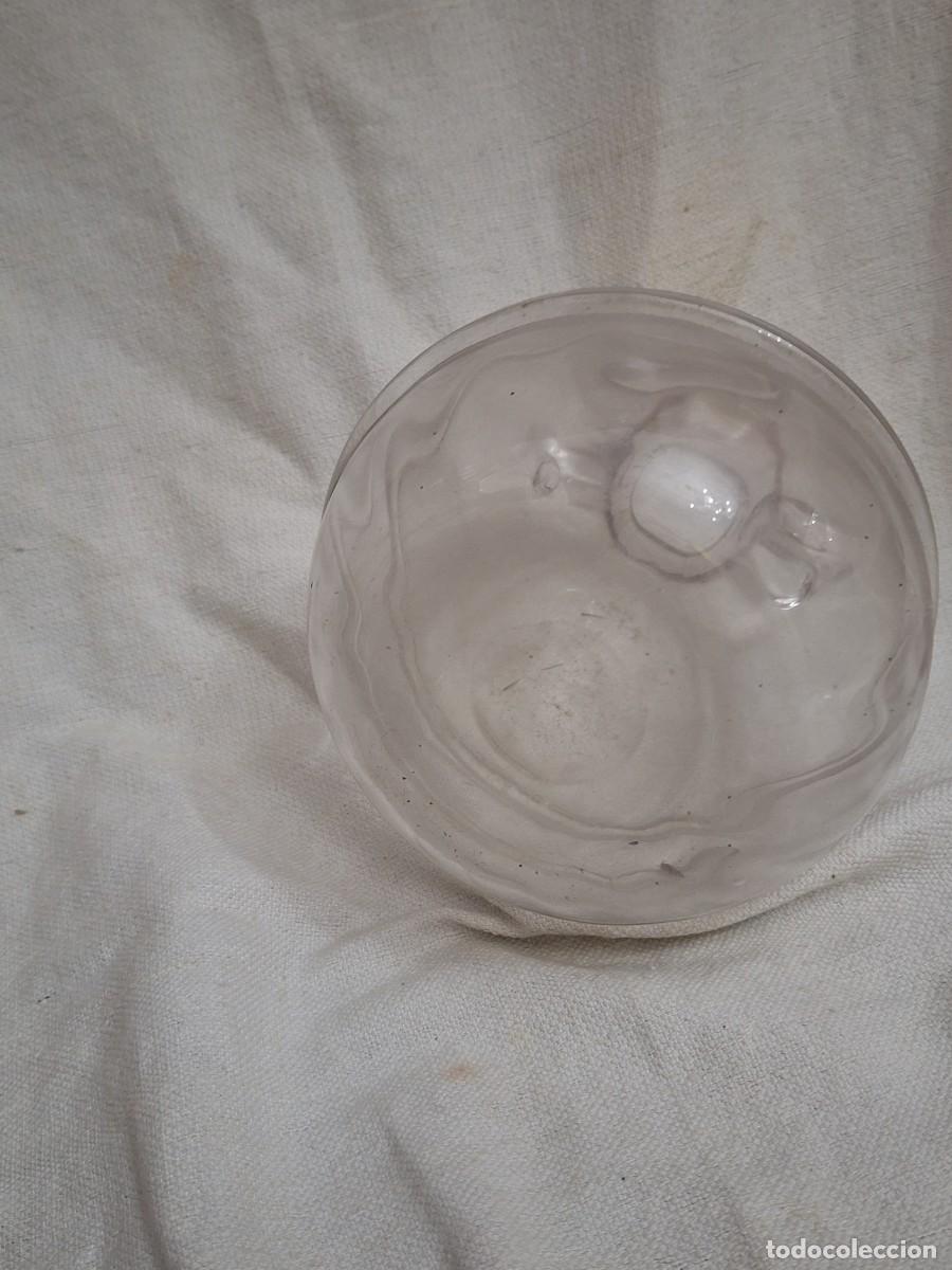 Antig&uuml;edades: Antiguo jarron cristal soplado - Foto 3