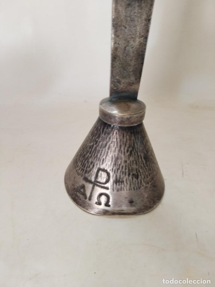 Antig&uuml;edades: cruz de altar silver plated - Foto 4