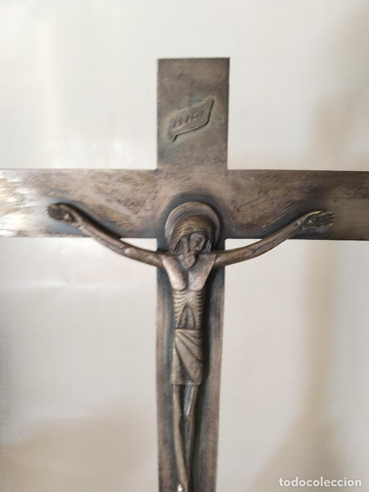 Antig&uuml;edades: cruz de altar silver plated - Foto 7