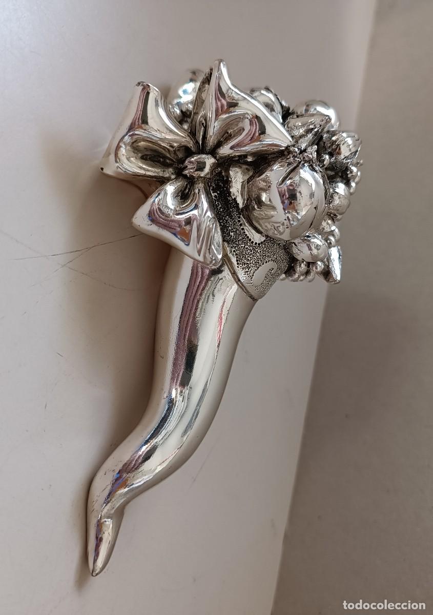Antig&uuml;edades: Gran Cornucopia Laminado Plata - Foto 3