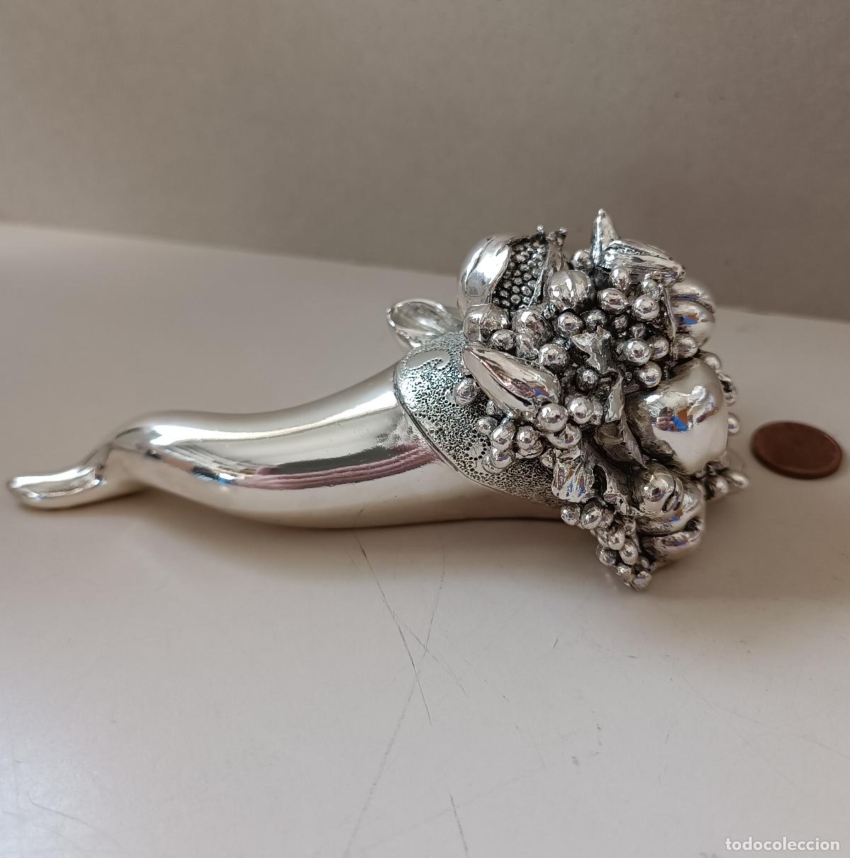 Antig&uuml;edades: Gran Cornucopia Laminado Plata - Foto 7