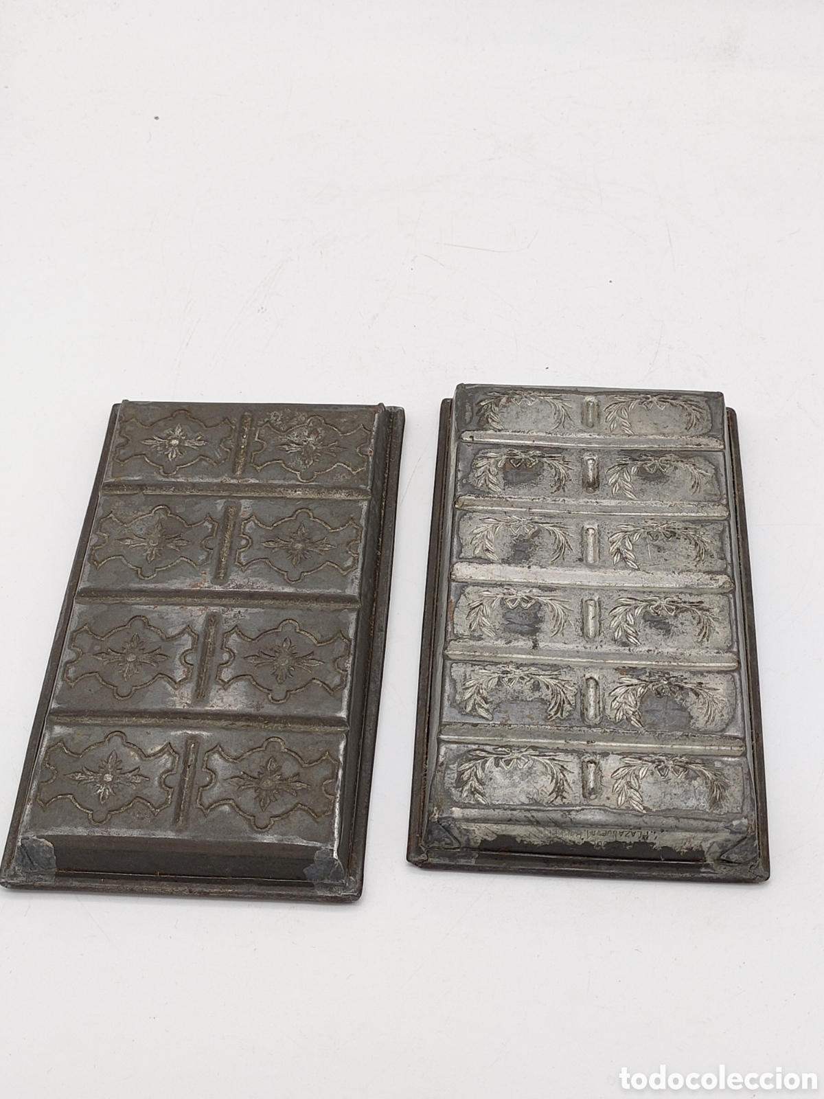 Antig&uuml;edades: Lote de dos moldes chocolate antiguos - Foto 4