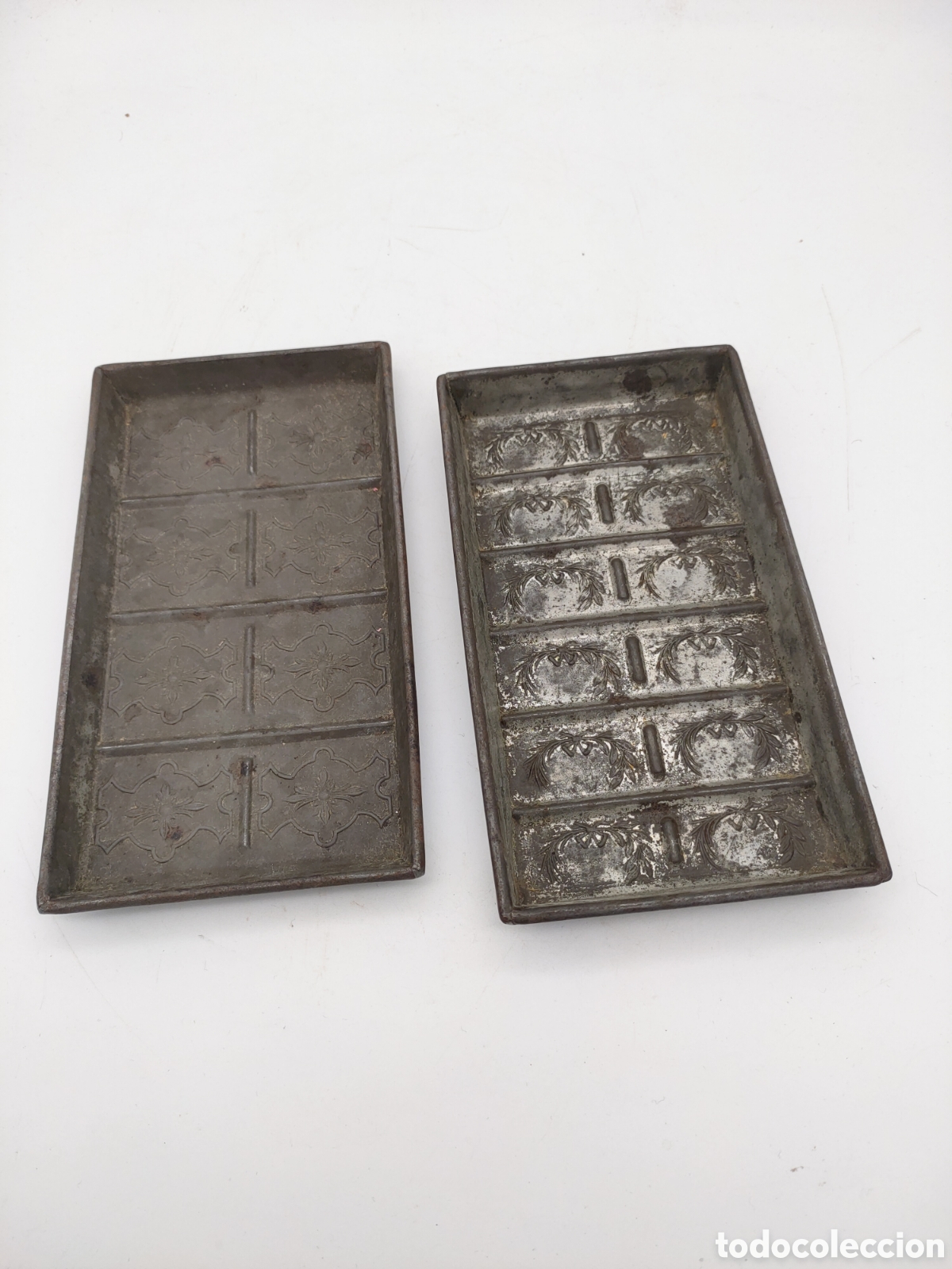 Antig&uuml;edades: Lote de dos moldes chocolate antiguos - Foto 1