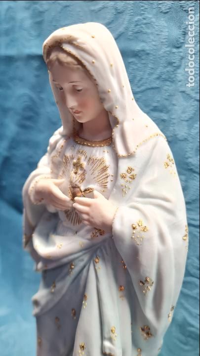Antig&uuml;edades: VIRGEN SAGRADO CORAZ&Oacute;N - Foto 6