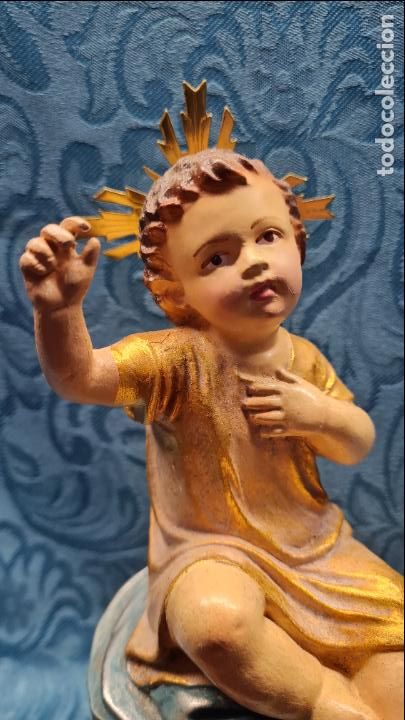 Antig&uuml;edades: NI&Ntilde;O JES&Uacute;S SENTADO - Foto 3