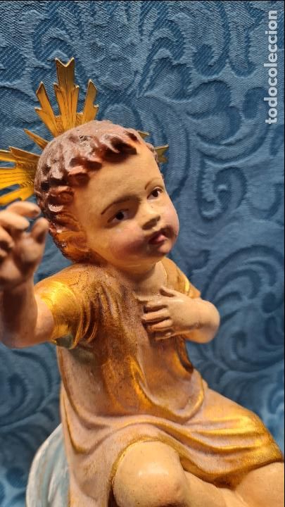 Antig&uuml;edades: NI&Ntilde;O JES&Uacute;S SENTADO - Foto 5