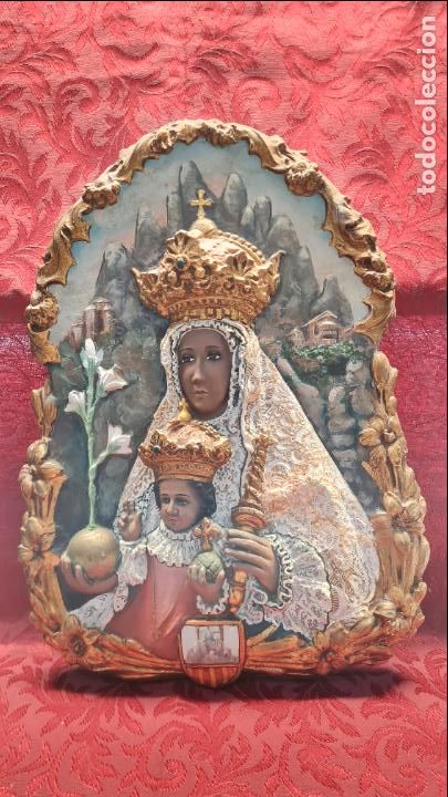 Antig&uuml;edades: PLAF&Oacute;N VIRGEN DE MONTSERRAT - Foto 1