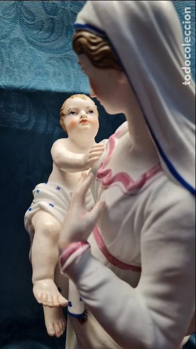Antig&uuml;edades: VIRGEN CON NI&Ntilde;O EN BRAZOS - Foto 7