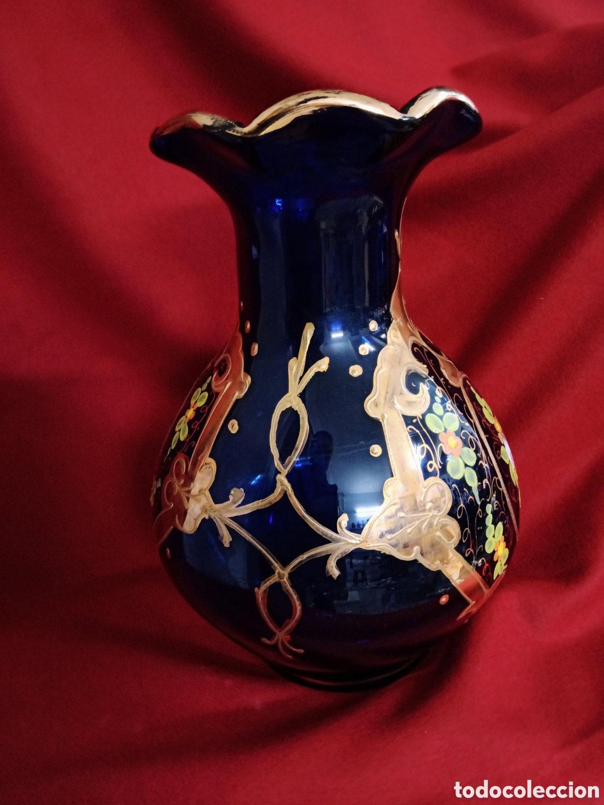 Antig&uuml;edades: Gran Jarr&oacute;n de Murano decorado en oro y esmalte - Foto 2
