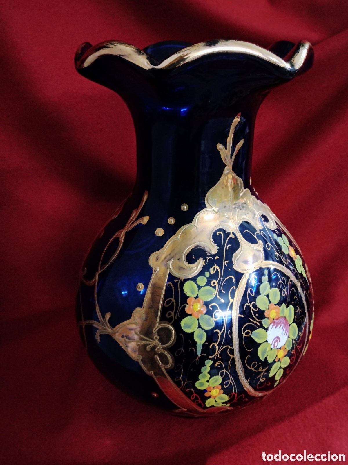Antig&uuml;edades: Gran Jarr&oacute;n de Murano decorado en oro y esmalte - Foto 3