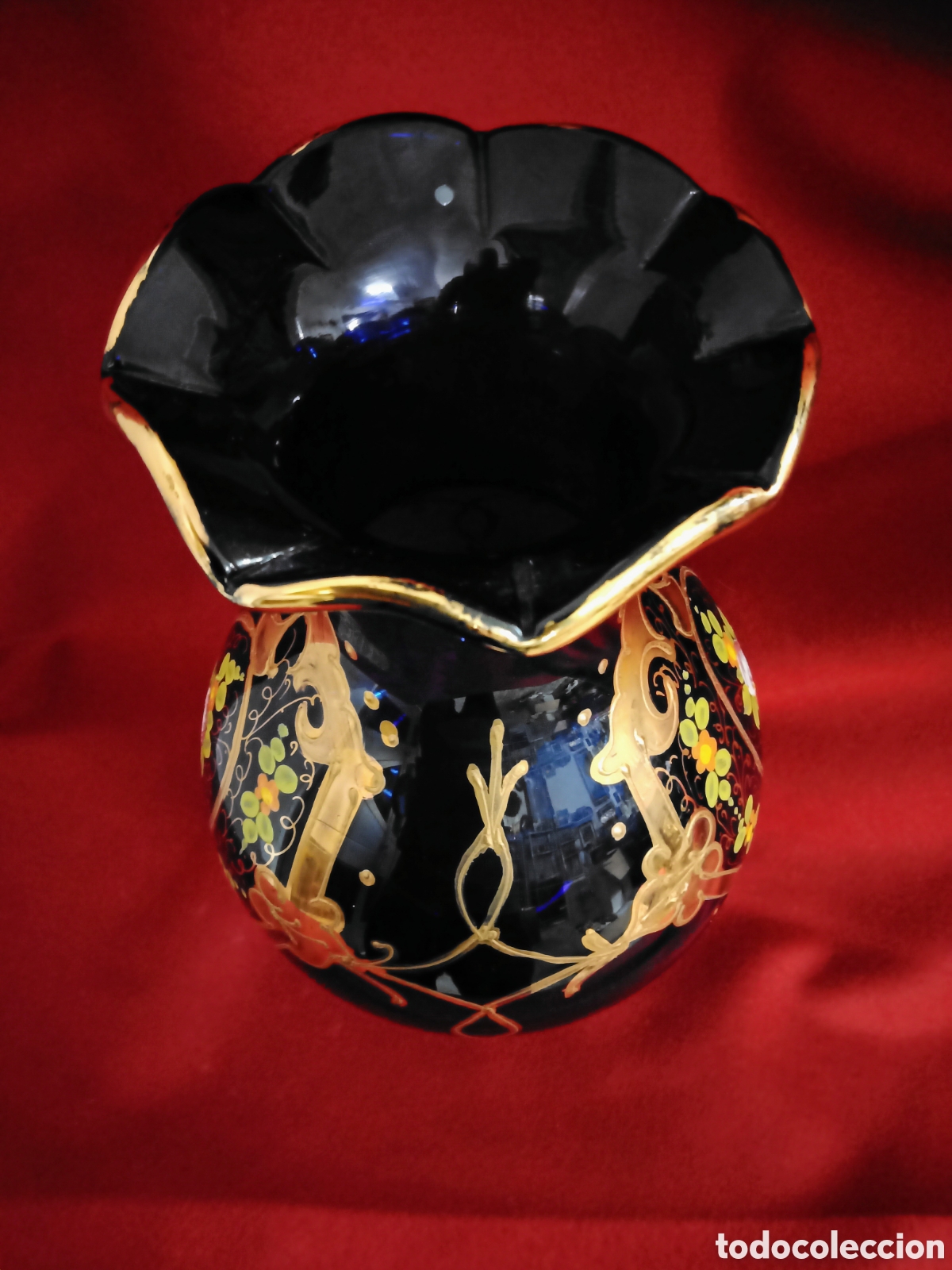 Antig&uuml;edades: Gran Jarr&oacute;n de Murano decorado en oro y esmalte - Foto 4