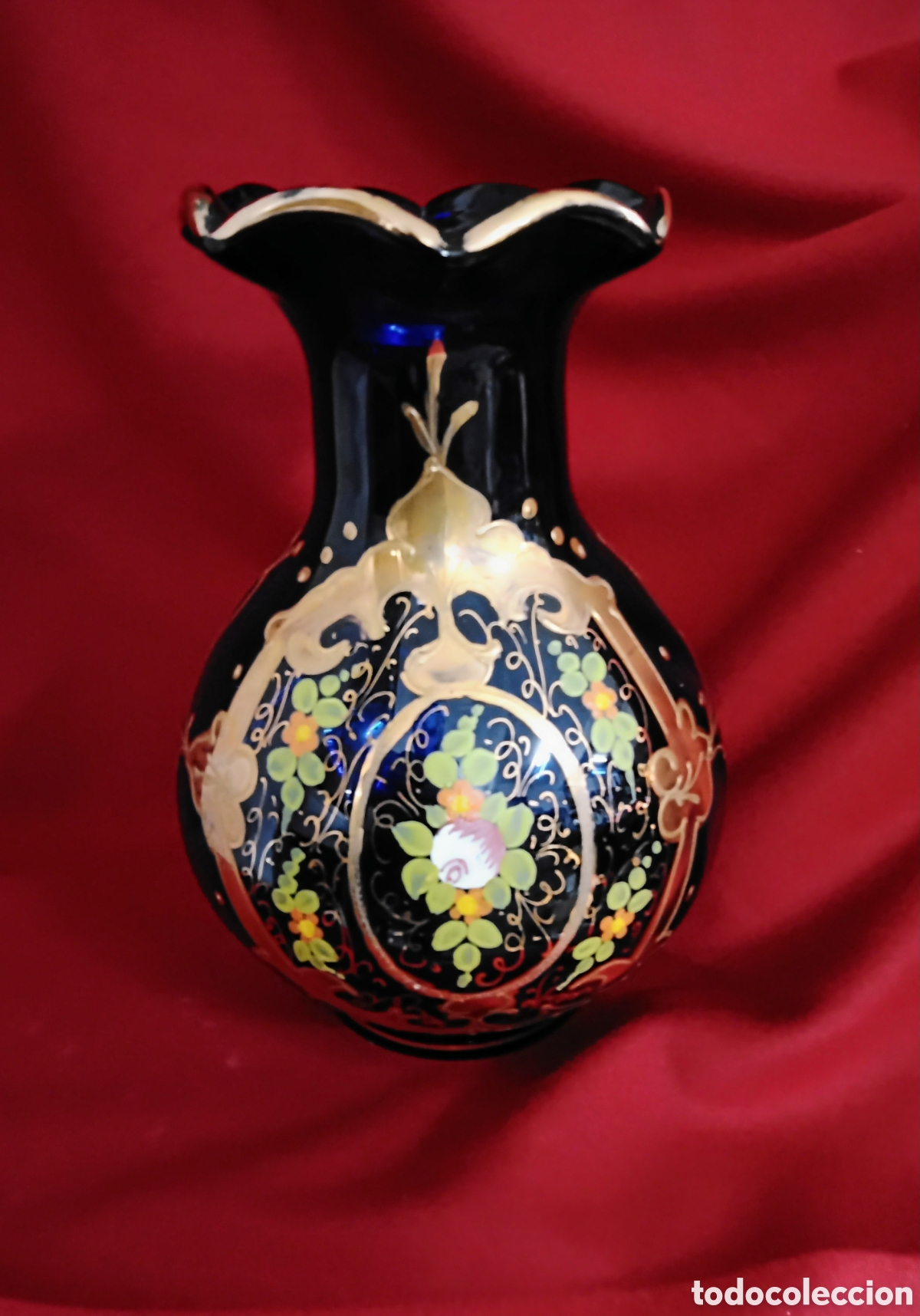 Antig&uuml;edades: Gran Jarr&oacute;n de Murano decorado en oro y esmalte - Foto 5