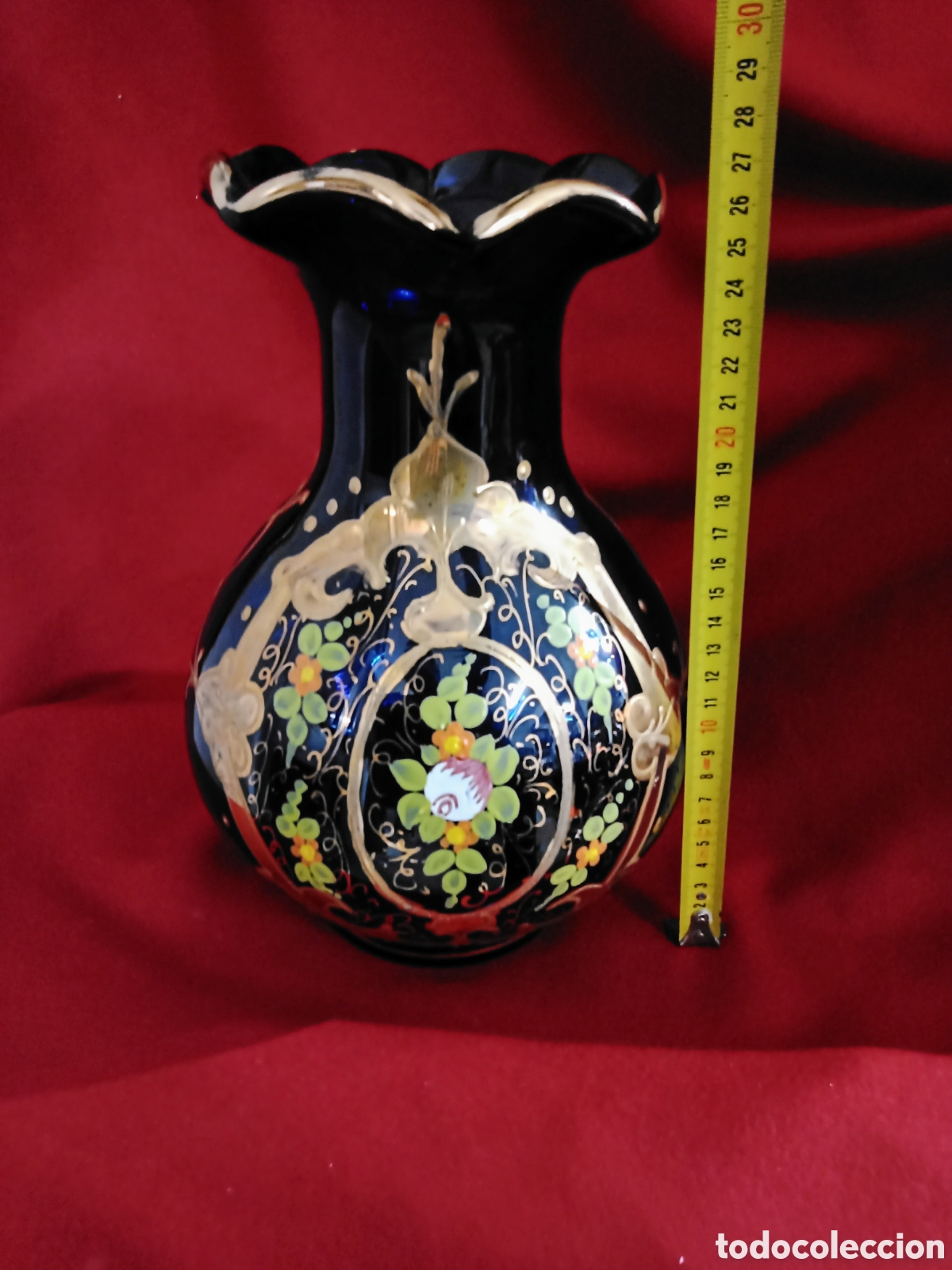 Antig&uuml;edades: Gran Jarr&oacute;n de Murano decorado en oro y esmalte - Foto 6