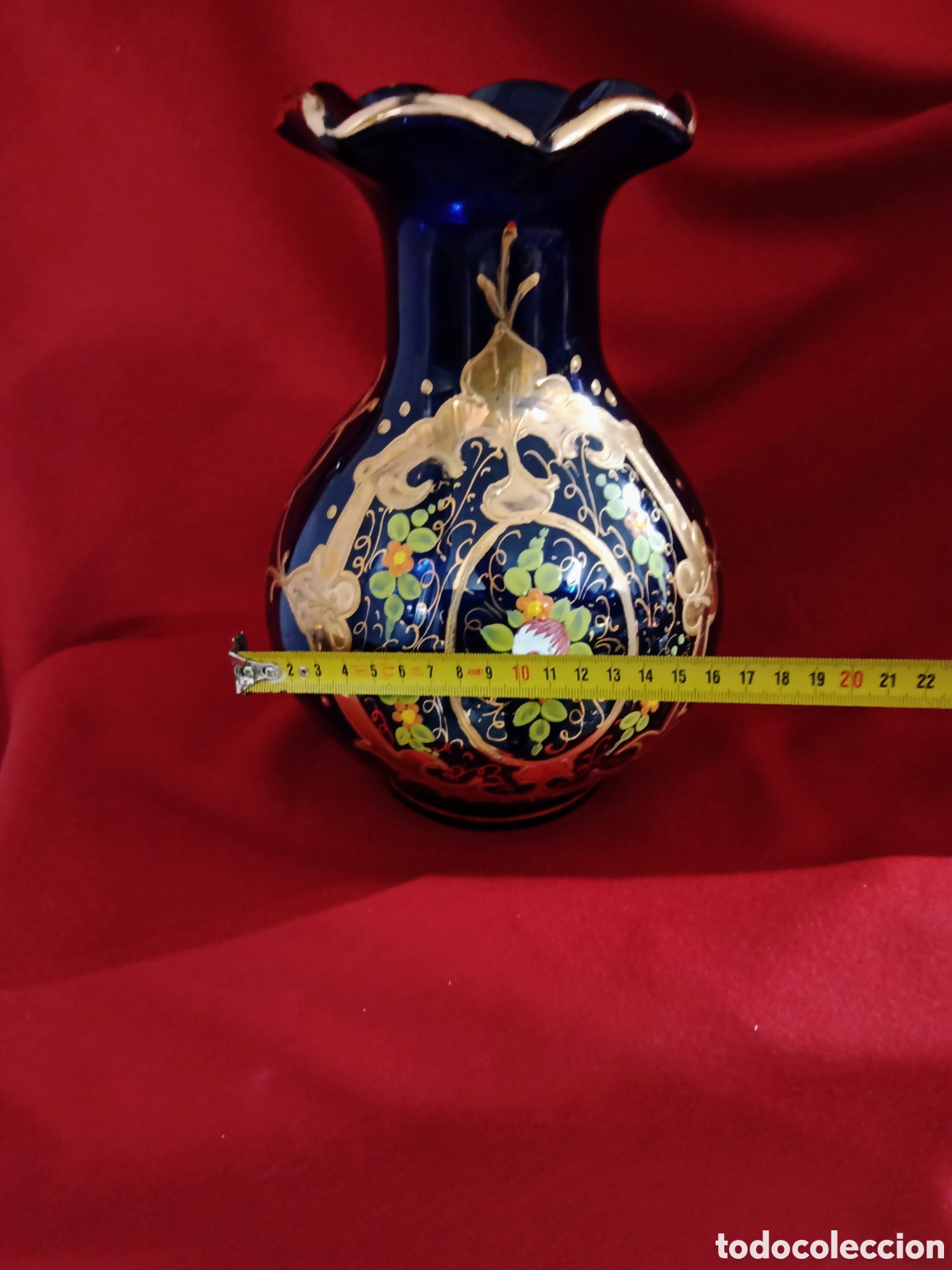 Antig&uuml;edades: Gran Jarr&oacute;n de Murano decorado en oro y esmalte - Foto 7