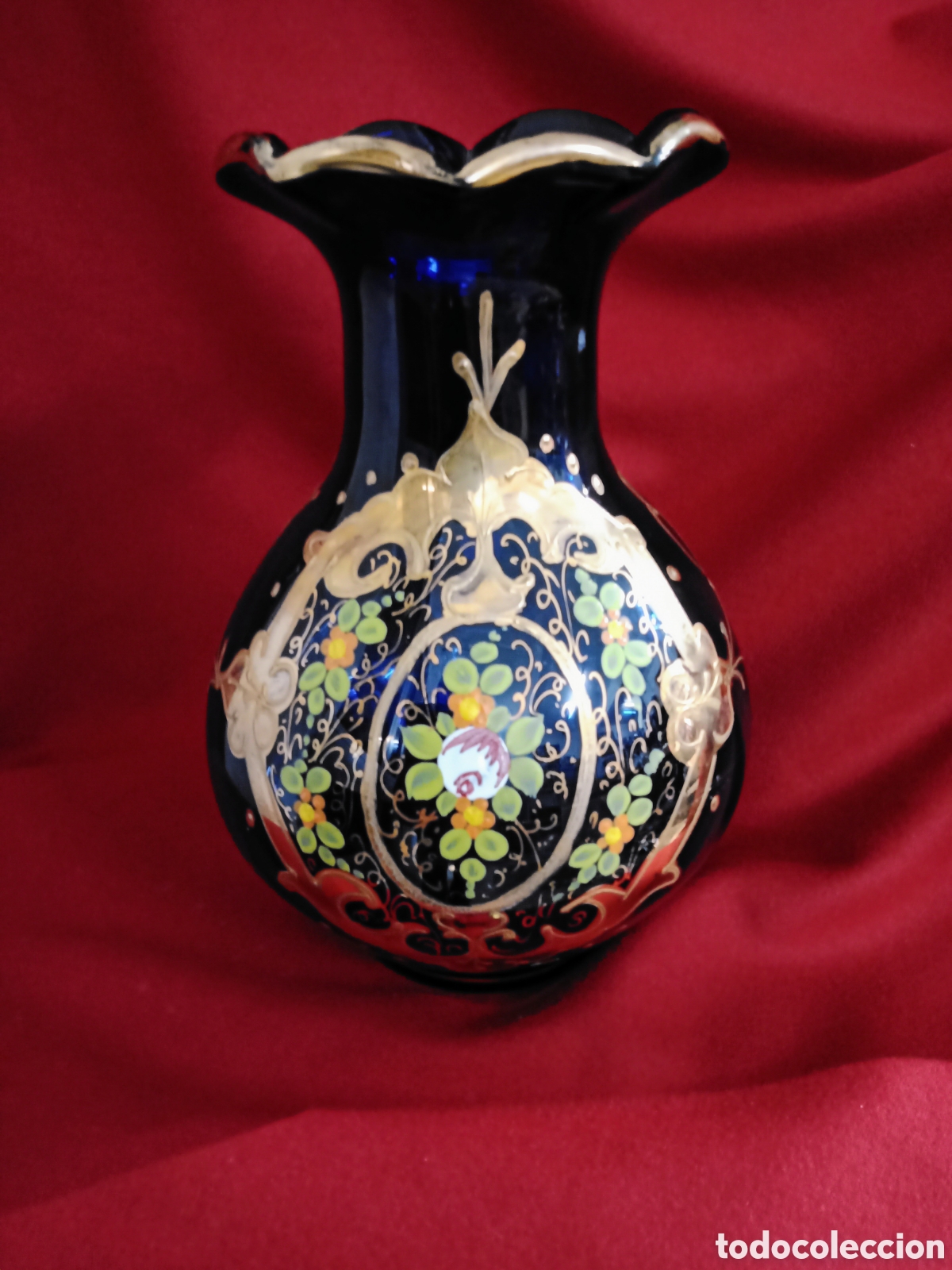 Antig&uuml;edades: Gran Jarr&oacute;n de Murano decorado en oro y esmalte - Foto 1