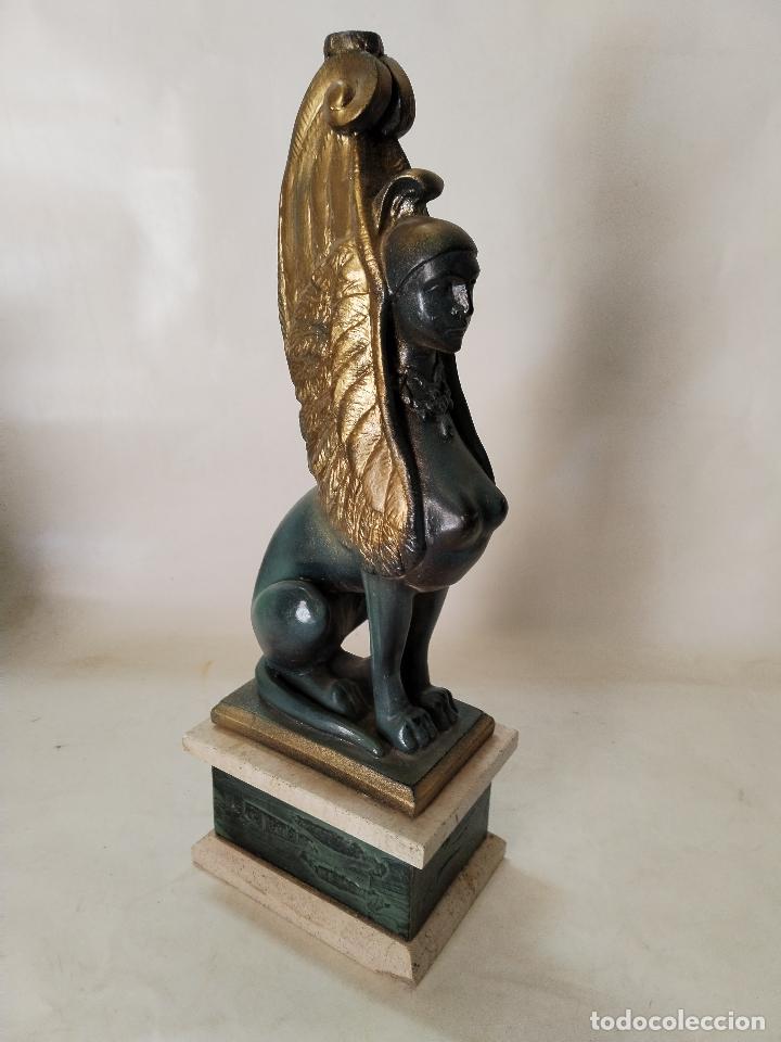 Antig&uuml;edades: esfinge ejipcia figura de romeral - Foto 4