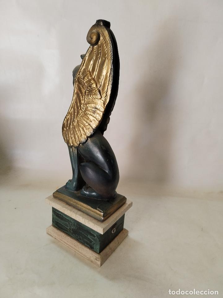 Antig&uuml;edades: esfinge ejipcia figura de romeral - Foto 8