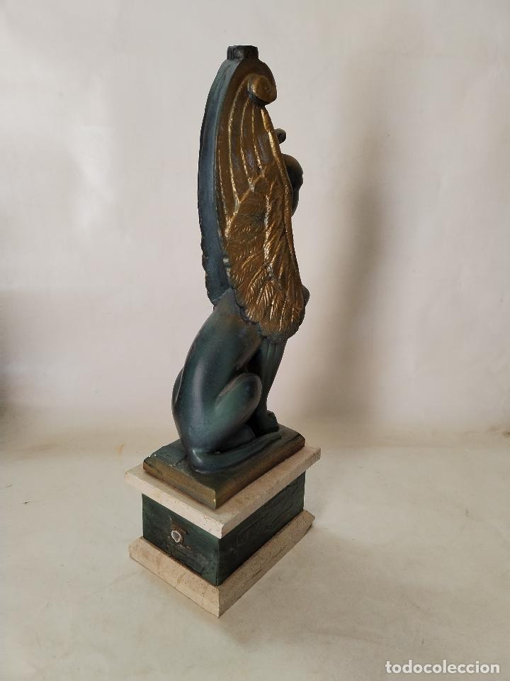 Antig&uuml;edades: esfinge ejipcia figura de romeral - Foto 10